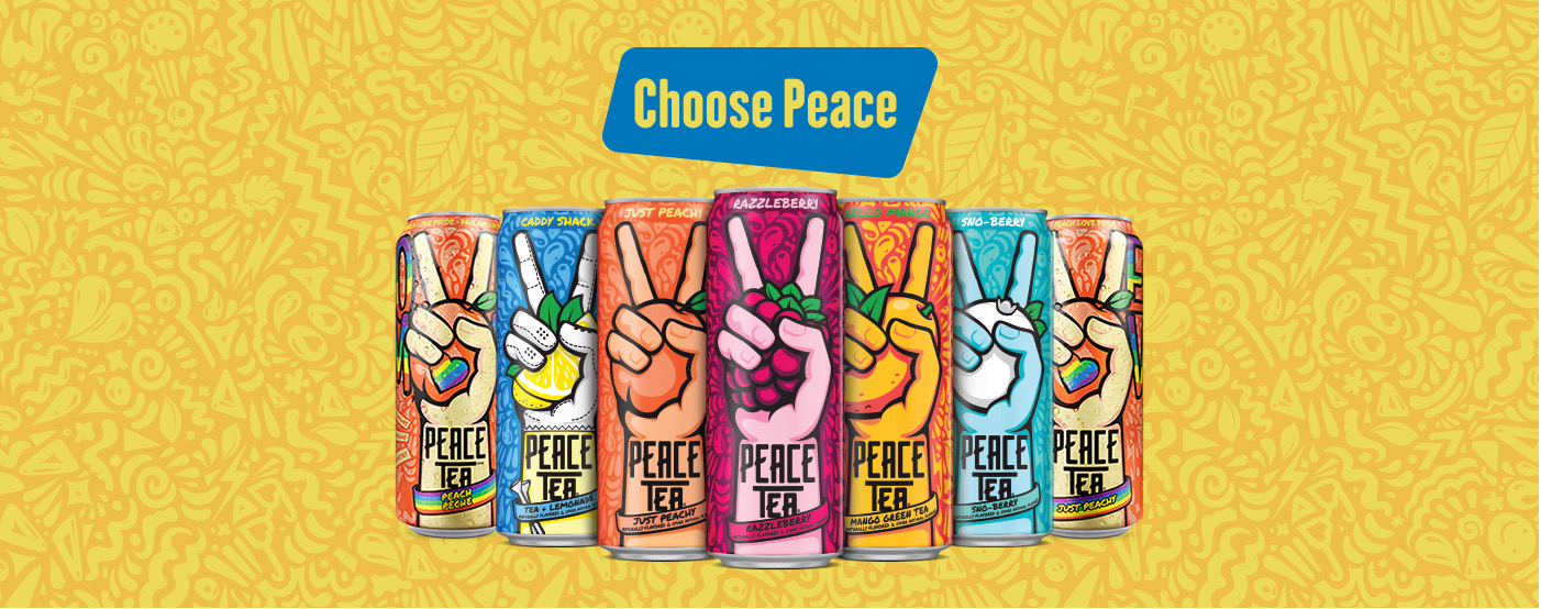 Peace Tea Peach Love Pride Design